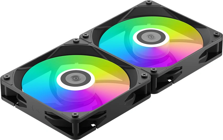 Система водяного охлаждения PcCooler DA240 V2 ARGB Soc-AM5/AM4/1200/1700/1851 черный 4-pin 36.5dB Al 270W Ret (DA240V2-BKAWXX-GL) — миниатюра 2