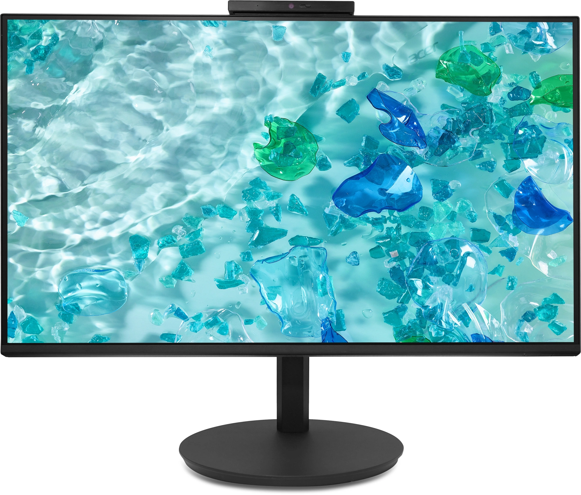 Монитор Acer 27" Vero CB272D6bmiprcx черный IPS LED 1ms 16:9 HDMI M/M Cam матовая HAS Piv 250cd 178гр/178гр 1920x1080 120Hz FreeSync VGA DP FHD 5кг — миниатюра 2