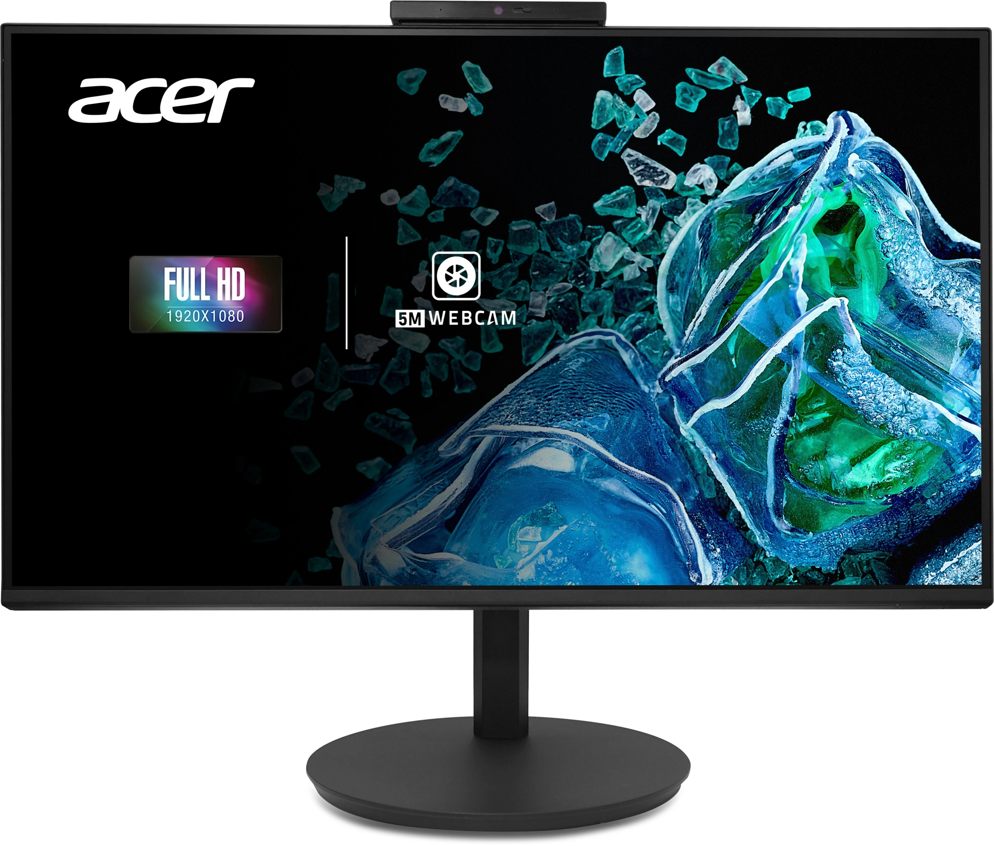 Монитор Acer 27" Vero CB272D6bmiprcx черный IPS LED 1ms 16:9 HDMI M/M Cam матовая HAS Piv 250cd 178гр/178гр 1920x1080 120Hz FreeSync VGA DP FHD 5кг — миниатюра 3