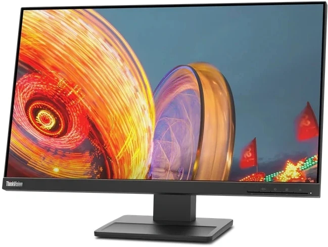 Монитор Lenovo 23.8" ThinkVision E24q-20 черный IPS 4ms 16:9 HDMI M/M матовая HAS Piv 1000:1 300cd 178гр/178гр 2560x1440 75Hz DP 2K 5.05кг — миниатюра 6