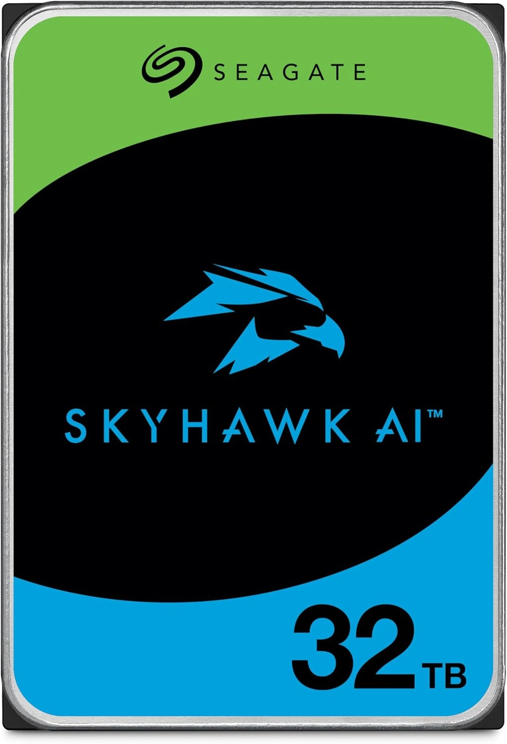 Жесткий диск Seagate SATA-III 32TB ST32000VE000 Surveillance SkyHawkAI 512E (7200rpm) 512Mb 3.5" — фото 1