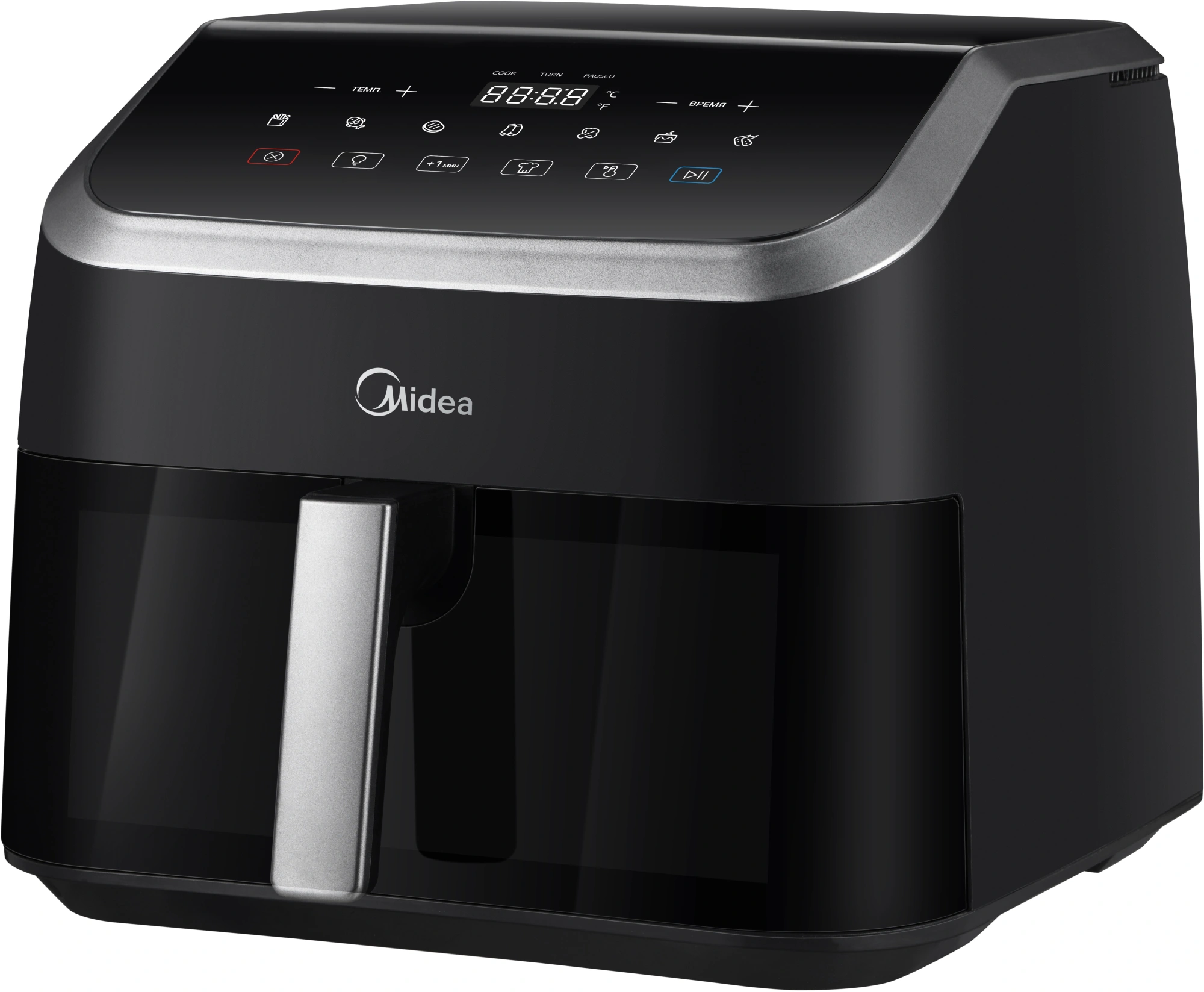 Аэрогриль Midea MAF-CY85WK 8.5л 2200Вт черный — миниатюра 3