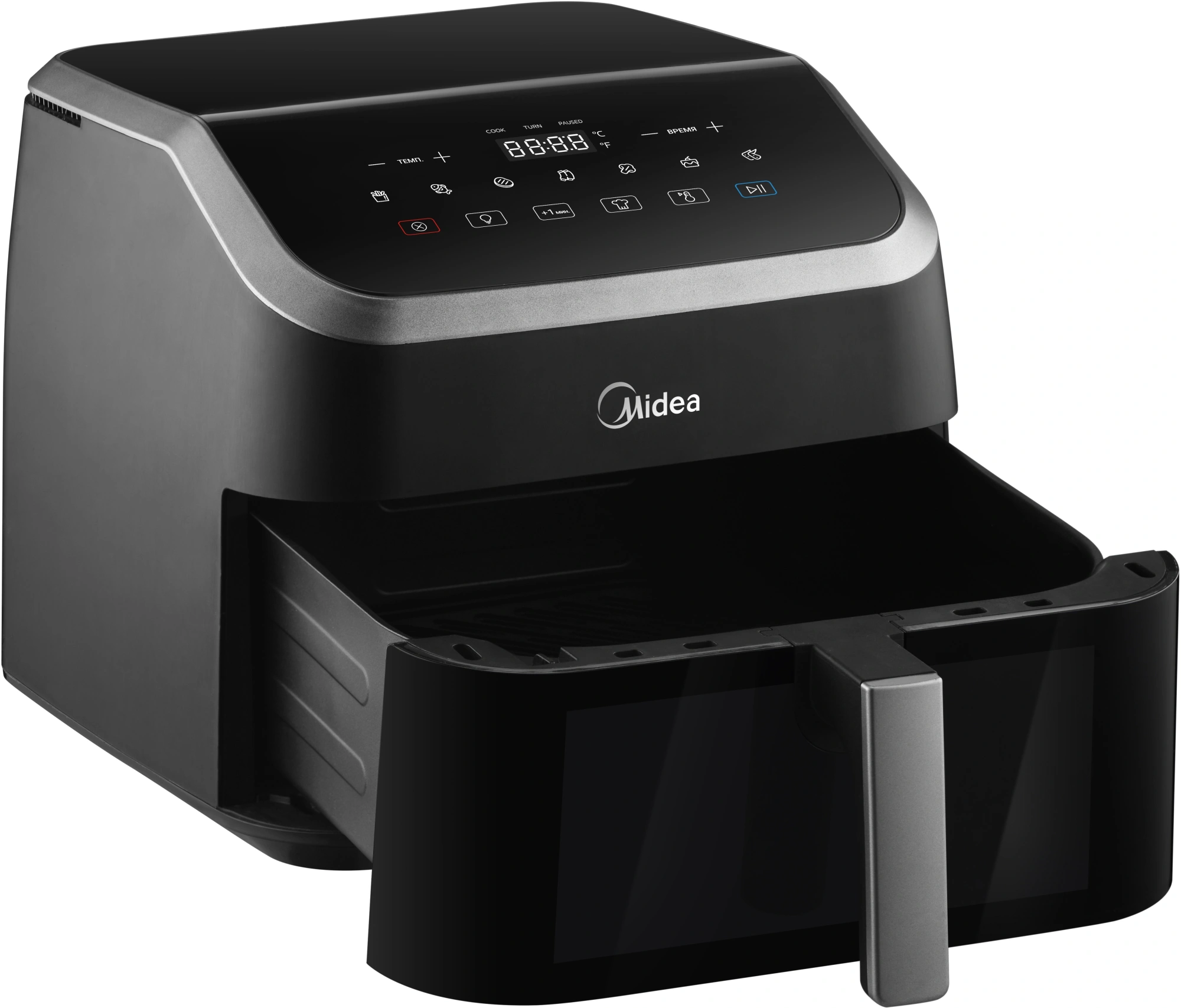 Аэрогриль Midea MAF-CY85WK 8.5л 2200Вт черный — фото 1
