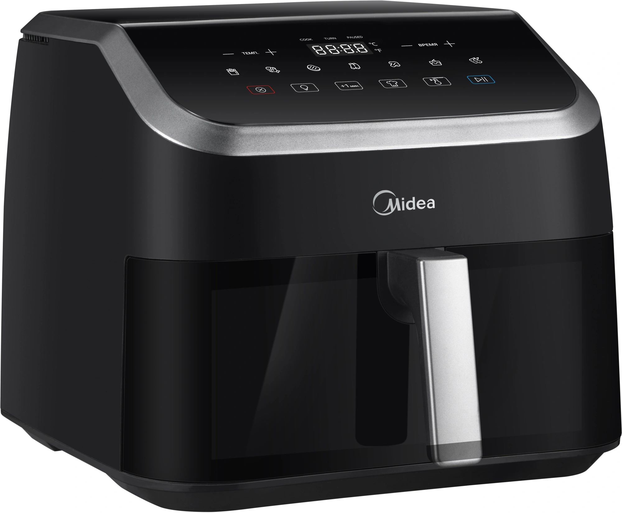 Аэрогриль Midea MAF-CY85WK 8.5л 2200Вт черный — миниатюра 2