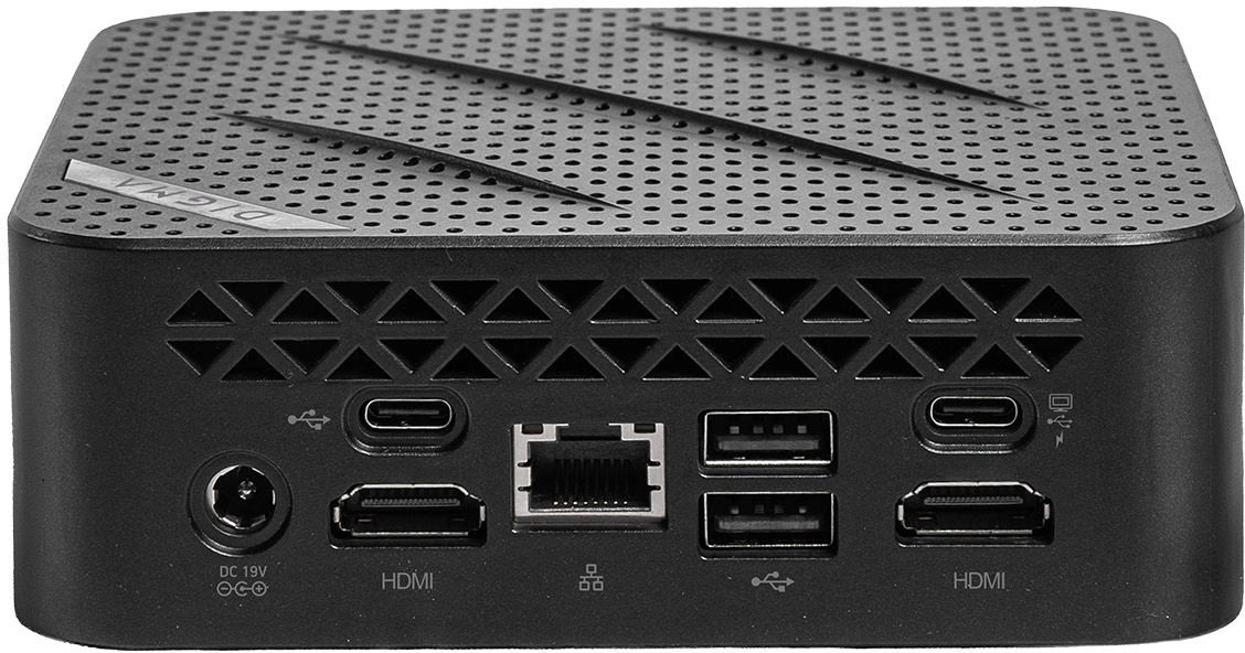 Неттоп Digma Mini Office Cel N4505 (2) 8Gb SSD256Gb UHDG 750 Windows 11 Pro GbitEth WiFi BT 45W черный (RUS) (DPCN-8CXW02) — миниатюра 4