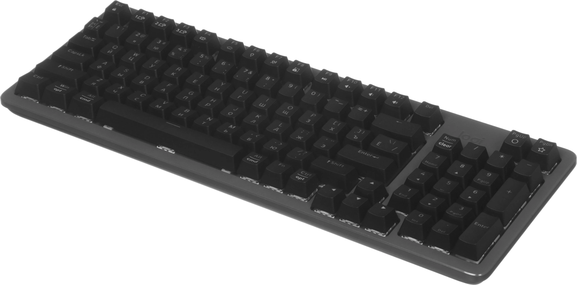 Клавиатура Logitech K868 механическая черный USB беспроводная BT/Radio (920-013912) — миниатюра 11