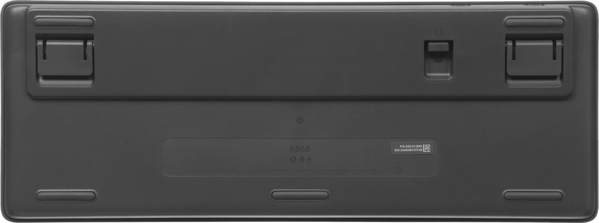 Клавиатура Logitech K868 механическая черный USB беспроводная BT/Radio (920-013912) — миниатюра 8