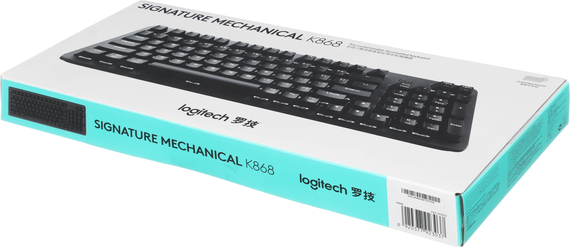 Клавиатура Logitech K868 механическая черный USB беспроводная BT/Radio (920-013912) — миниатюра 9