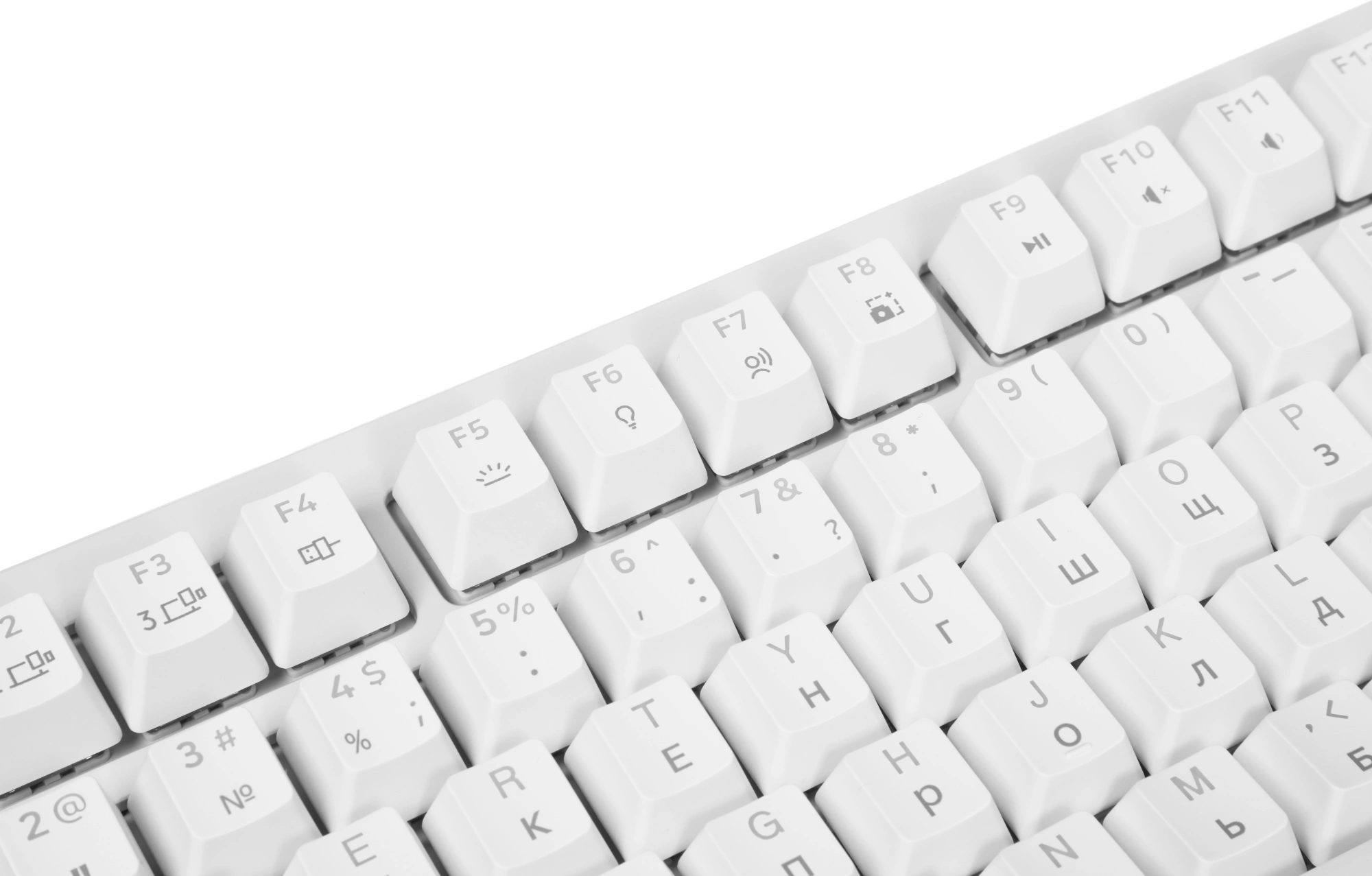 Клавиатура Logitech K868 механическая белый USB беспроводная BT/Radio (920-013913) — миниатюра 7