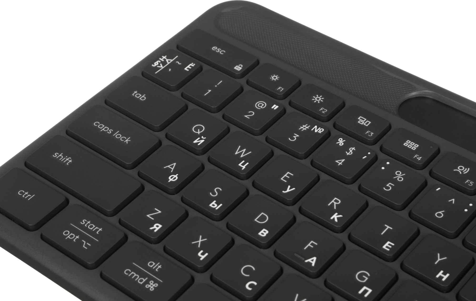 Клавиатура Logitech K980 графитовый беспроводная BT slim (920-013768) — миниатюра 3