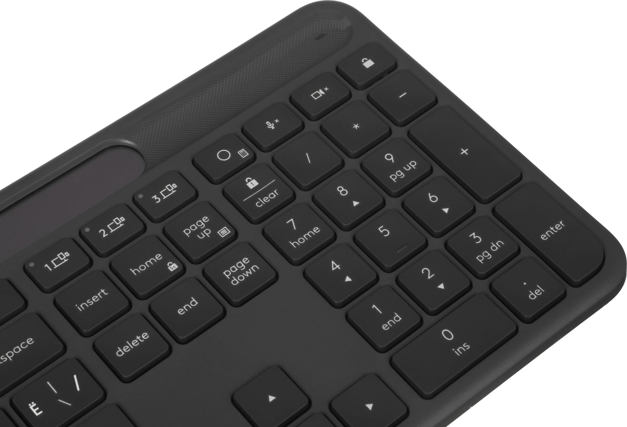 Клавиатура Logitech K980 графитовый беспроводная BT slim (920-013768) — миниатюра 4