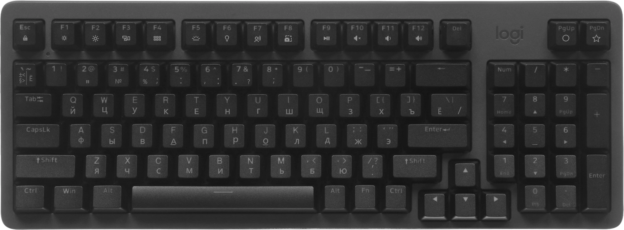 Клавиатура Logitech K848 механическая черный USB (920-013904) — миниатюра 5