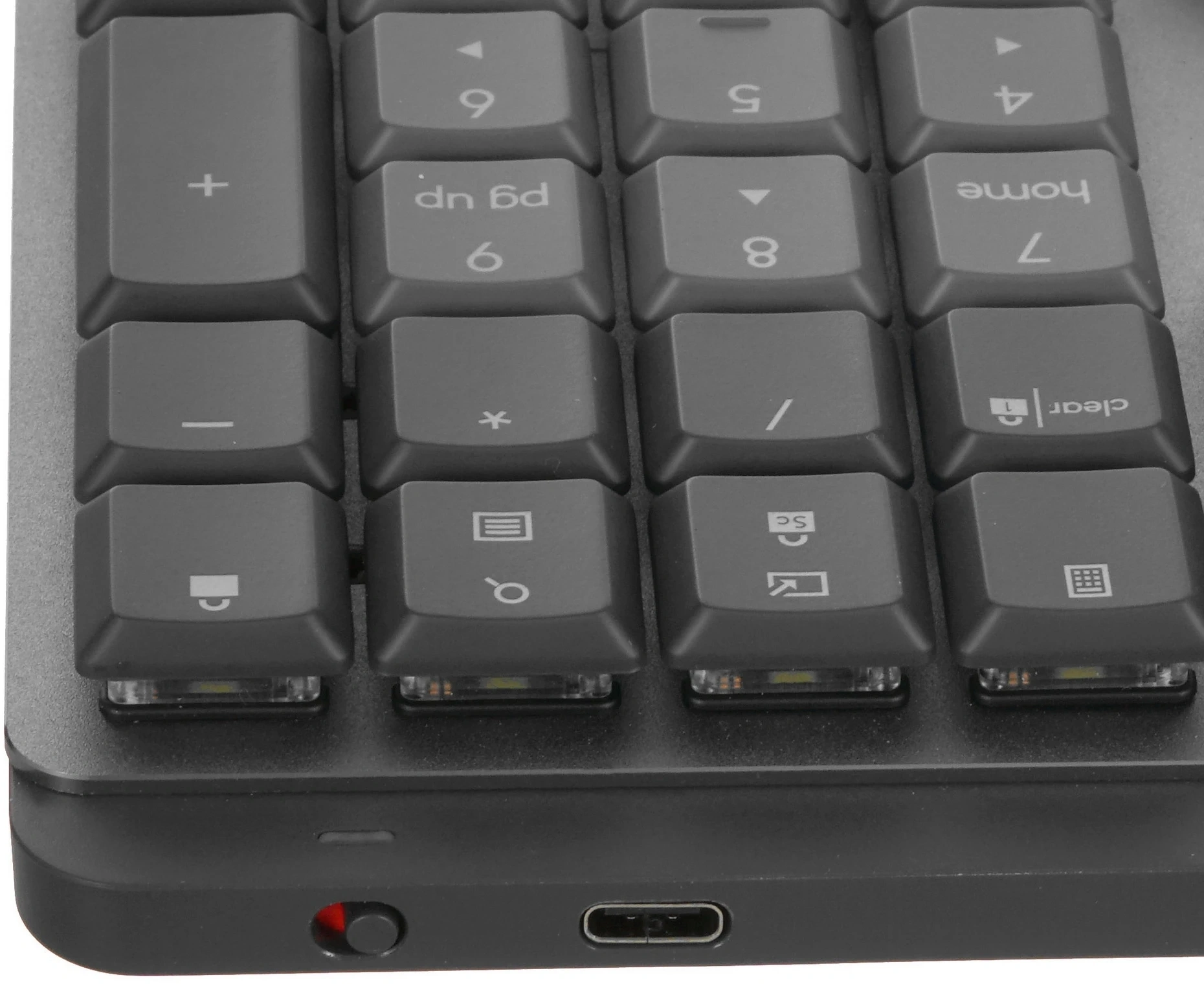 Клавиатура Logitech MX Mechanical механическая черный USB беспроводная BT/Radio slim LED (920-010766) — миниатюра 5