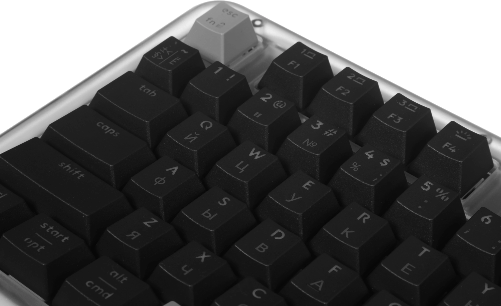 Клавиатура Logitech K98M механическая графитовый USB беспроводная BT/Radio Multimedia LED (подставка для запястий) (920-013040) — миниатюра 8