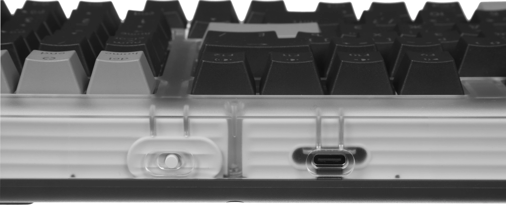 Клавиатура Logitech K98M механическая графитовый USB беспроводная BT/Radio Multimedia LED (подставка для запястий) (920-013040) — миниатюра 12