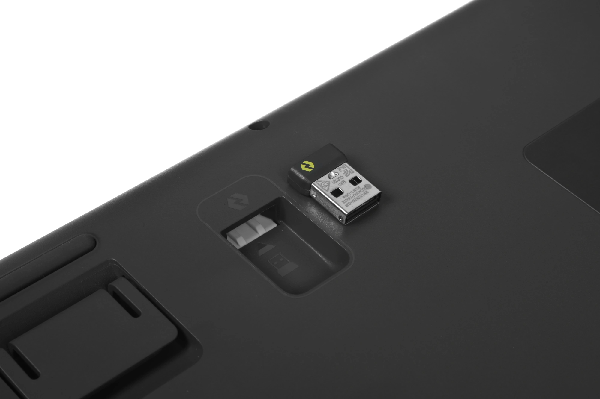 Клавиатура Logitech K98M механическая графитовый USB беспроводная BT/Radio Multimedia LED (подставка для запястий) (920-013040) — миниатюра 14