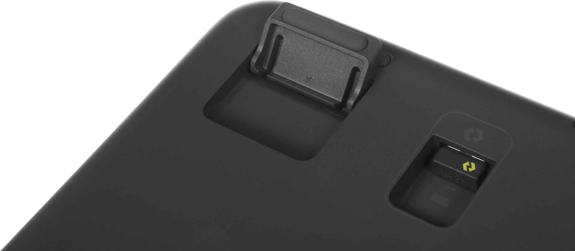 Клавиатура Logitech K75M механическая графитовый USB беспроводная BT/Radio Multimedia LED (подставка для запястий) (920-013299) — миниатюра 9