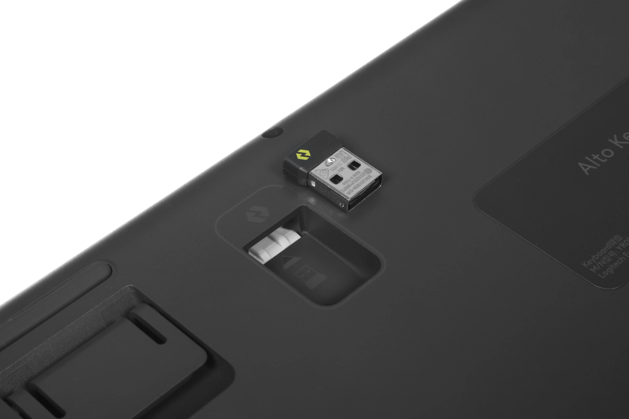 Клавиатура Logitech K75M механическая графитовый USB беспроводная BT/Radio Multimedia LED (подставка для запястий) (920-013299) — миниатюра 10