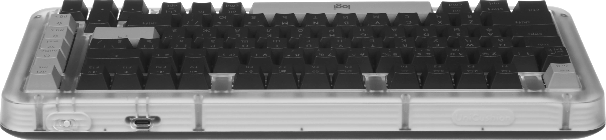 Клавиатура Logitech K75M механическая графитовый USB беспроводная BT/Radio Multimedia LED (подставка для запястий) (920-013299) — миниатюра 21