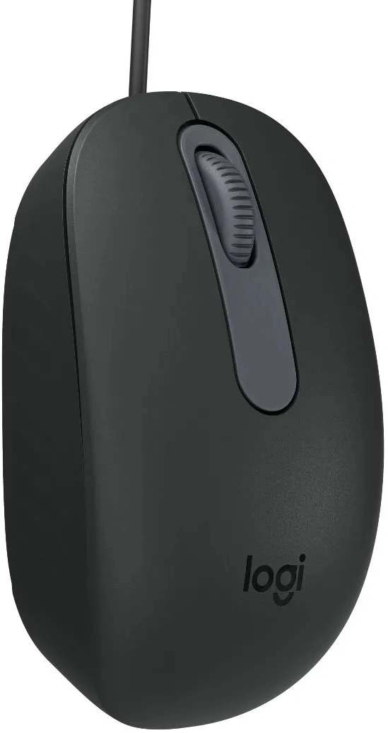Мышь Logitech M86 черный оптическая 8000dpi USB для ноутбука 2but (910-007661) — фото 1