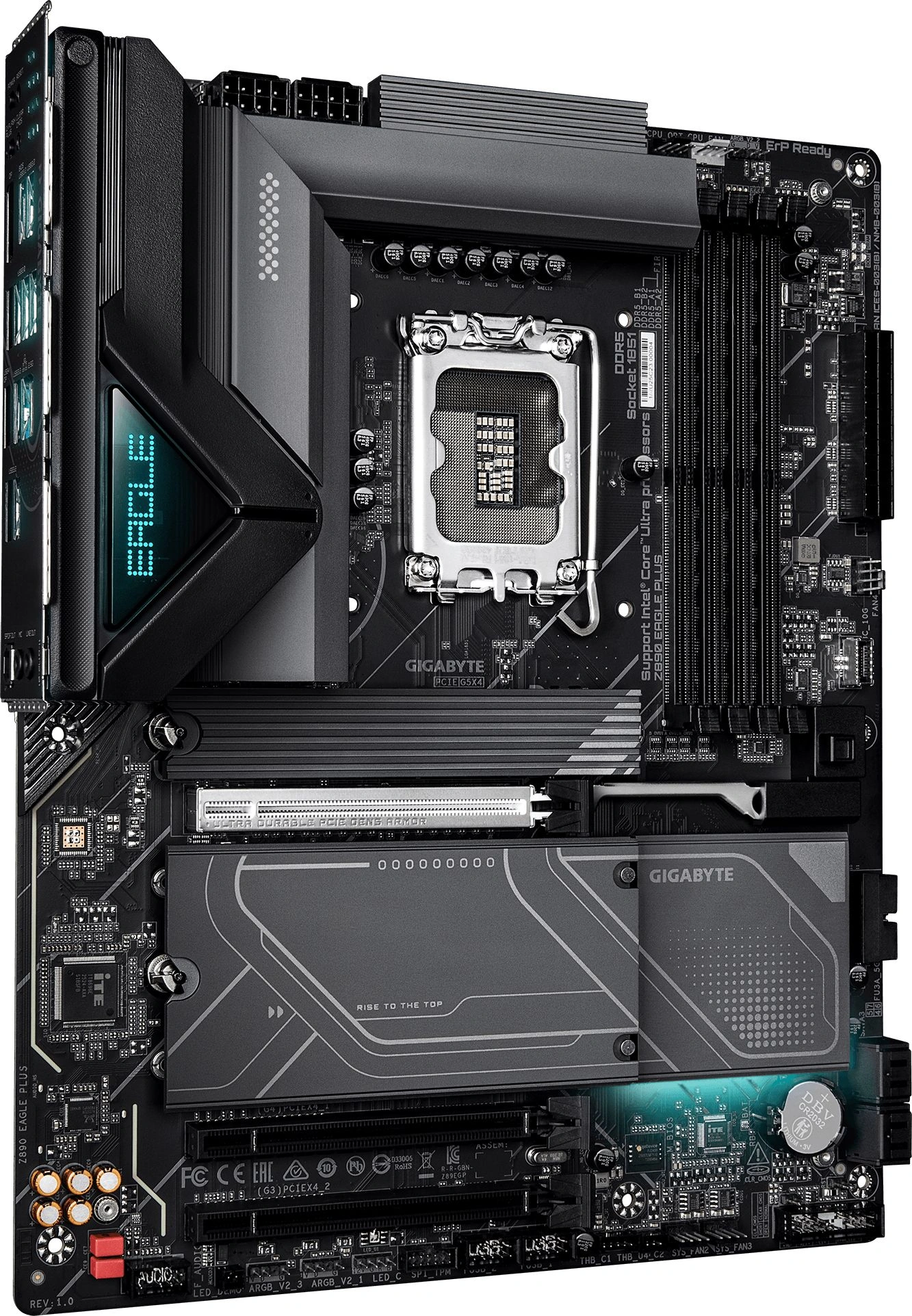 Материнская плата Gigabyte Z890 EAGLE PLUS Soc-1851 Intel Z890 4xDDR5 ATX AC`97 8ch(7.1) 2.5Gg RAID — миниатюра 4