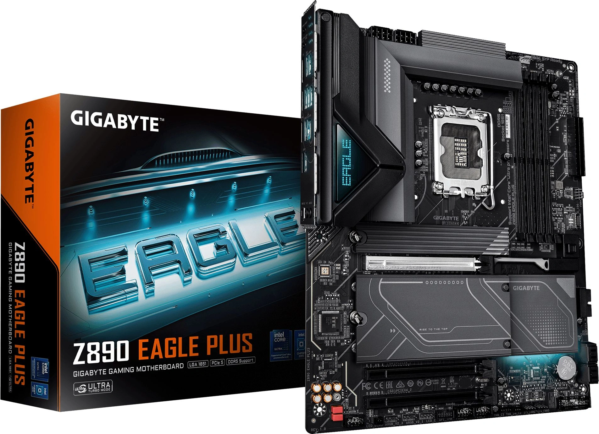 Материнская плата Gigabyte Z890 EAGLE PLUS Soc-1851 Intel Z890 4xDDR5 ATX AC`97 8ch(7.1) 2.5Gg RAID — миниатюра 2