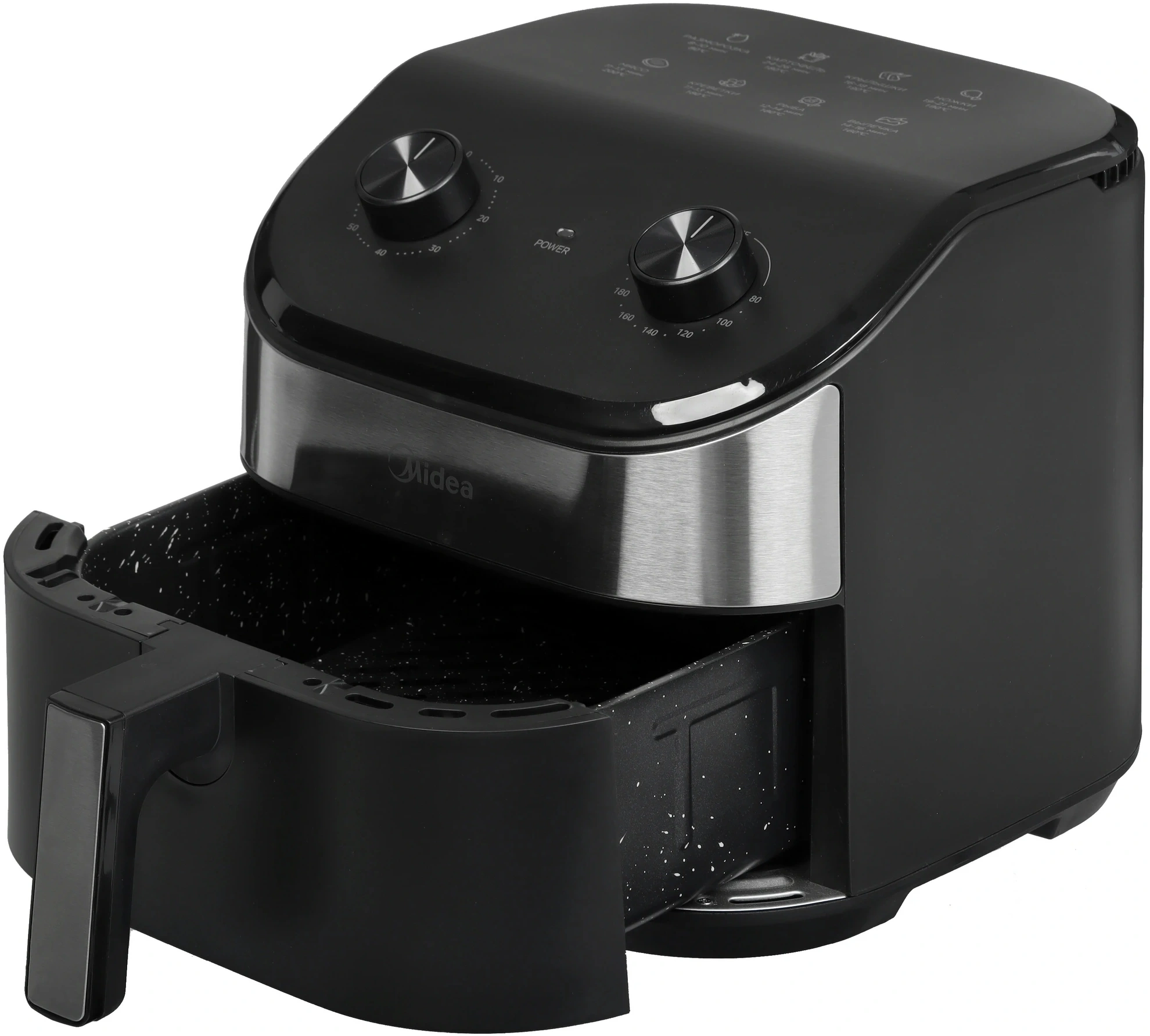 Аэрогриль Midea MAF-TN45WK 4.5л 1500Вт черный — миниатюра 3