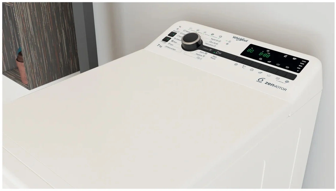 Стиральная машина Whirlpool TDLRB 7232BS/EU класс: D загр.вертикальная макс.:7кг белый инвертор — миниатюра 5