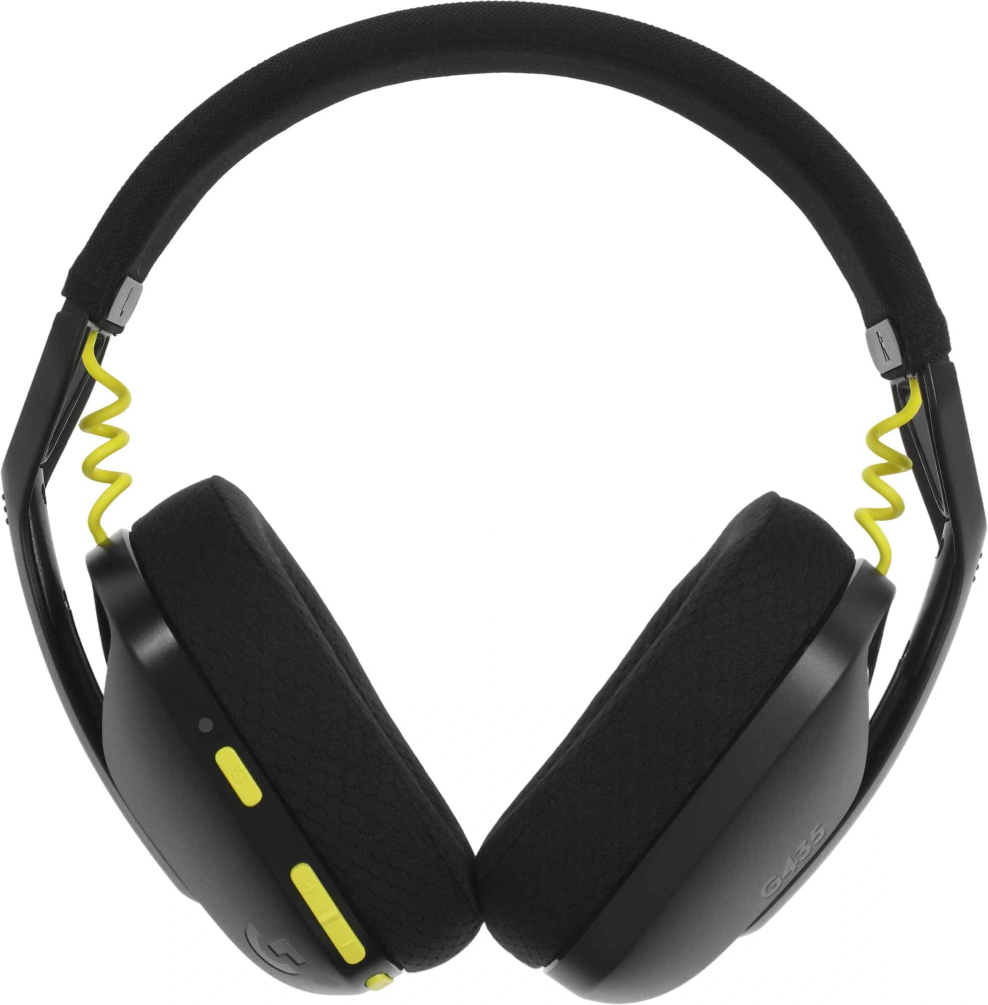 Наушники с микрофоном Logitech G435 черный/желтый накладные BT/Radio оголовье (981-001051) — миниатюра 10