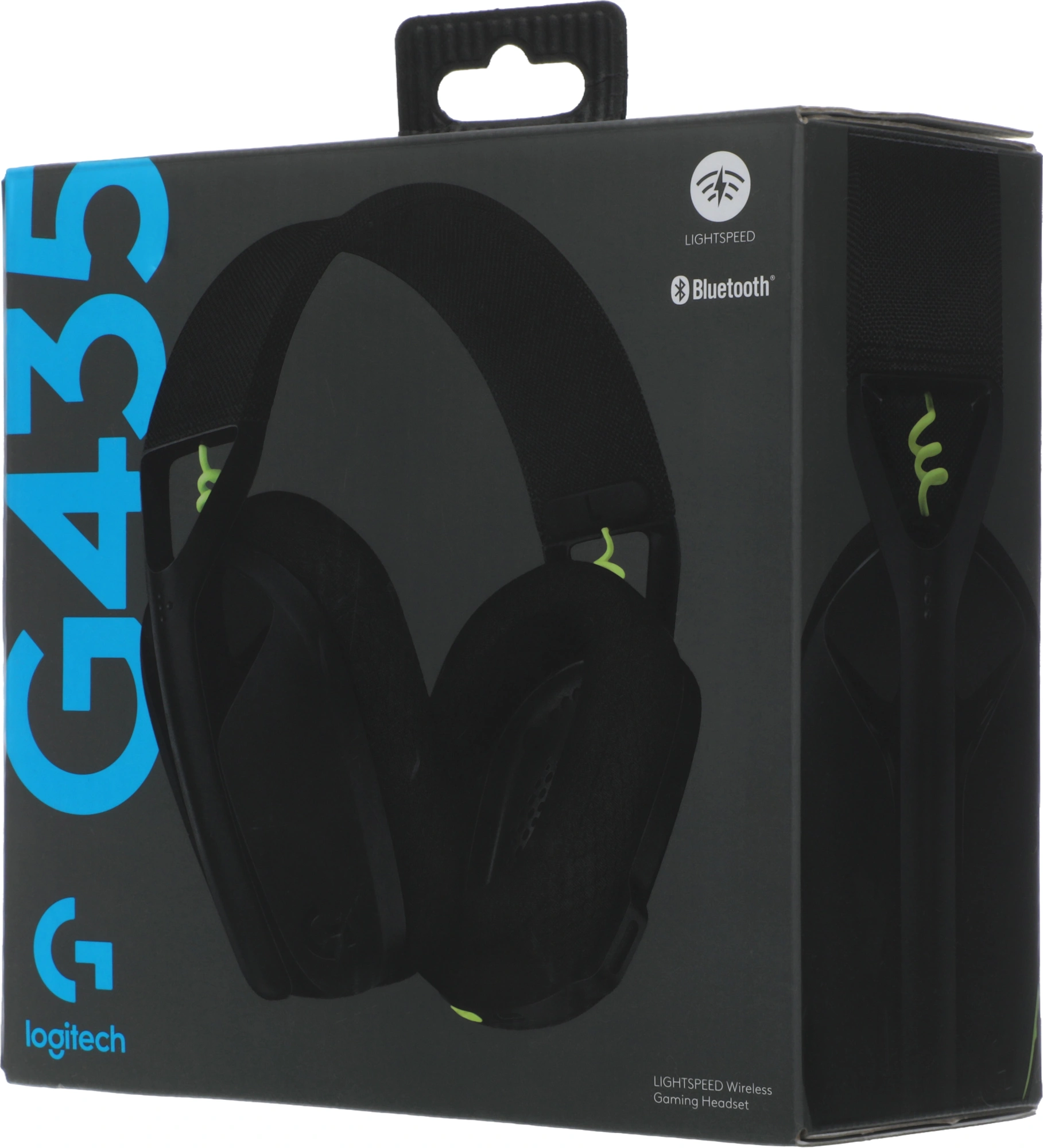 Наушники с микрофоном Logitech G435 черный/желтый накладные BT/Radio оголовье (981-001051) — фото 1