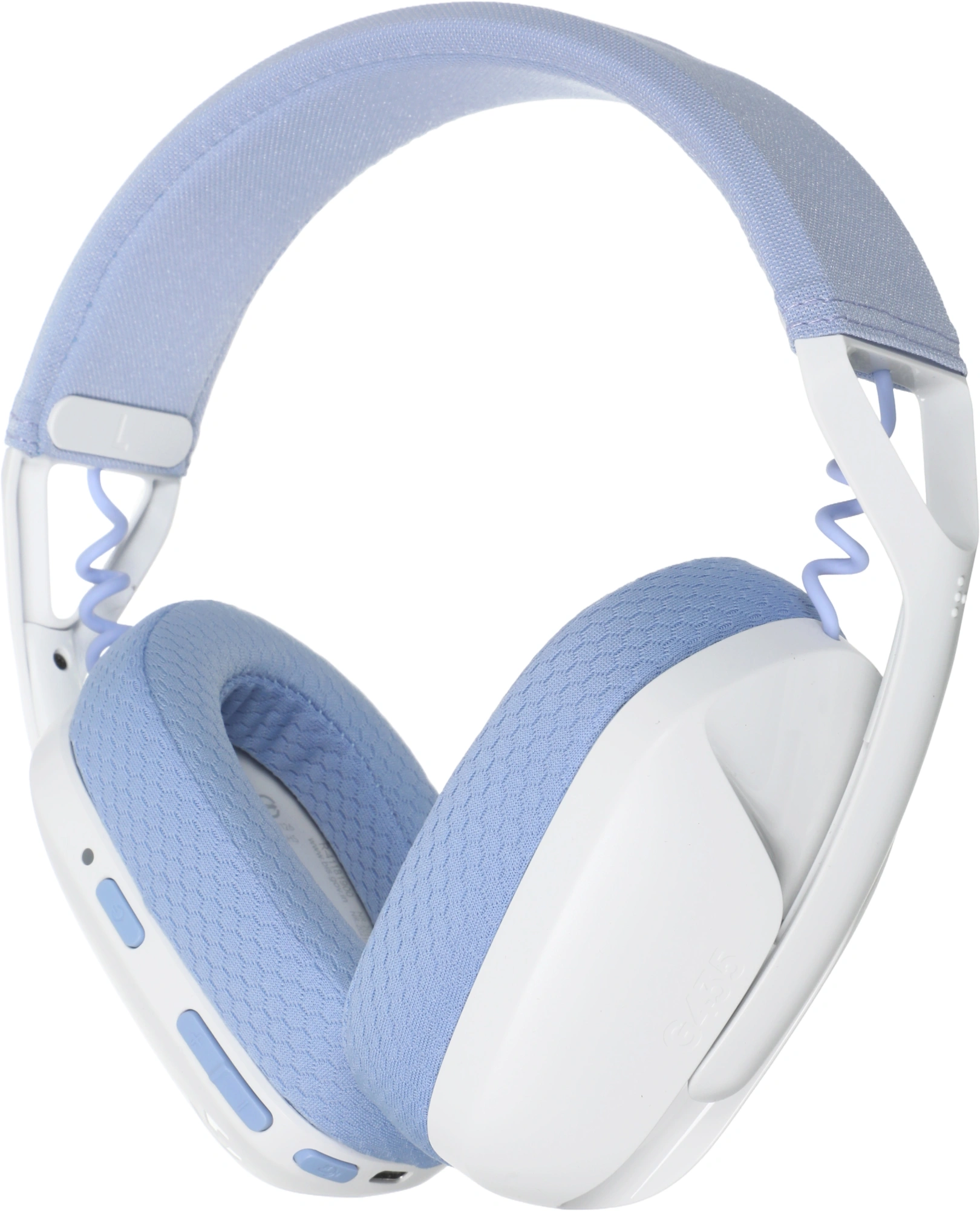 Наушники с микрофоном Logitech G435 белый/синий накладные BT/Radio оголовье (981-001075) — миниатюра 5