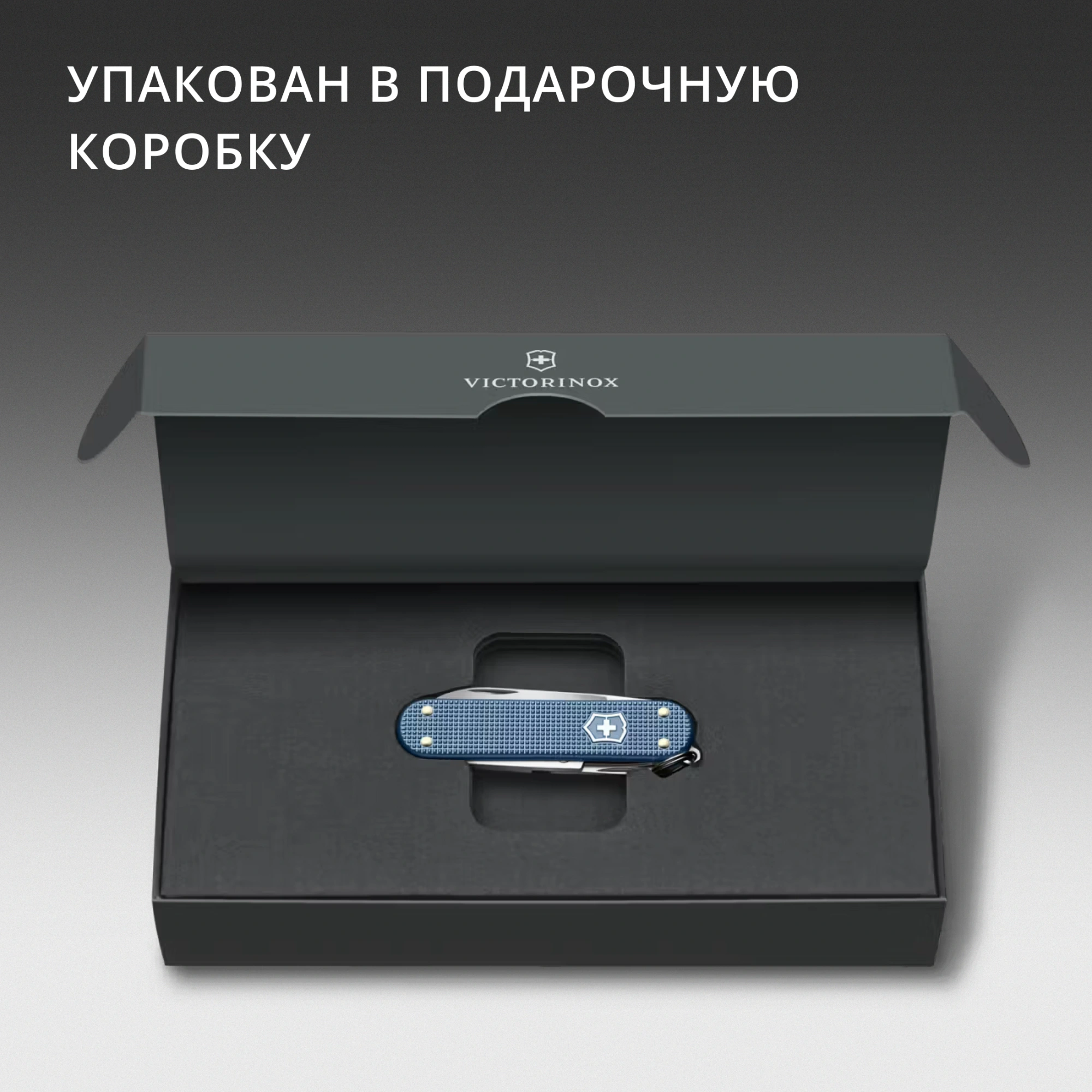 Нож перочинный Victorinox Classic SD Alox LE26 (0.6221.L26) 58мм 5функц. синий подар.коробка — миниатюра 13