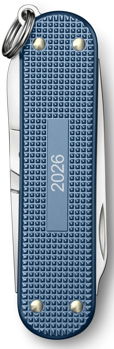 Нож перочинный Victorinox Classic SD Alox LE26 (0.6221.L26) 58мм 5функц. синий подар.коробка — миниатюра 3