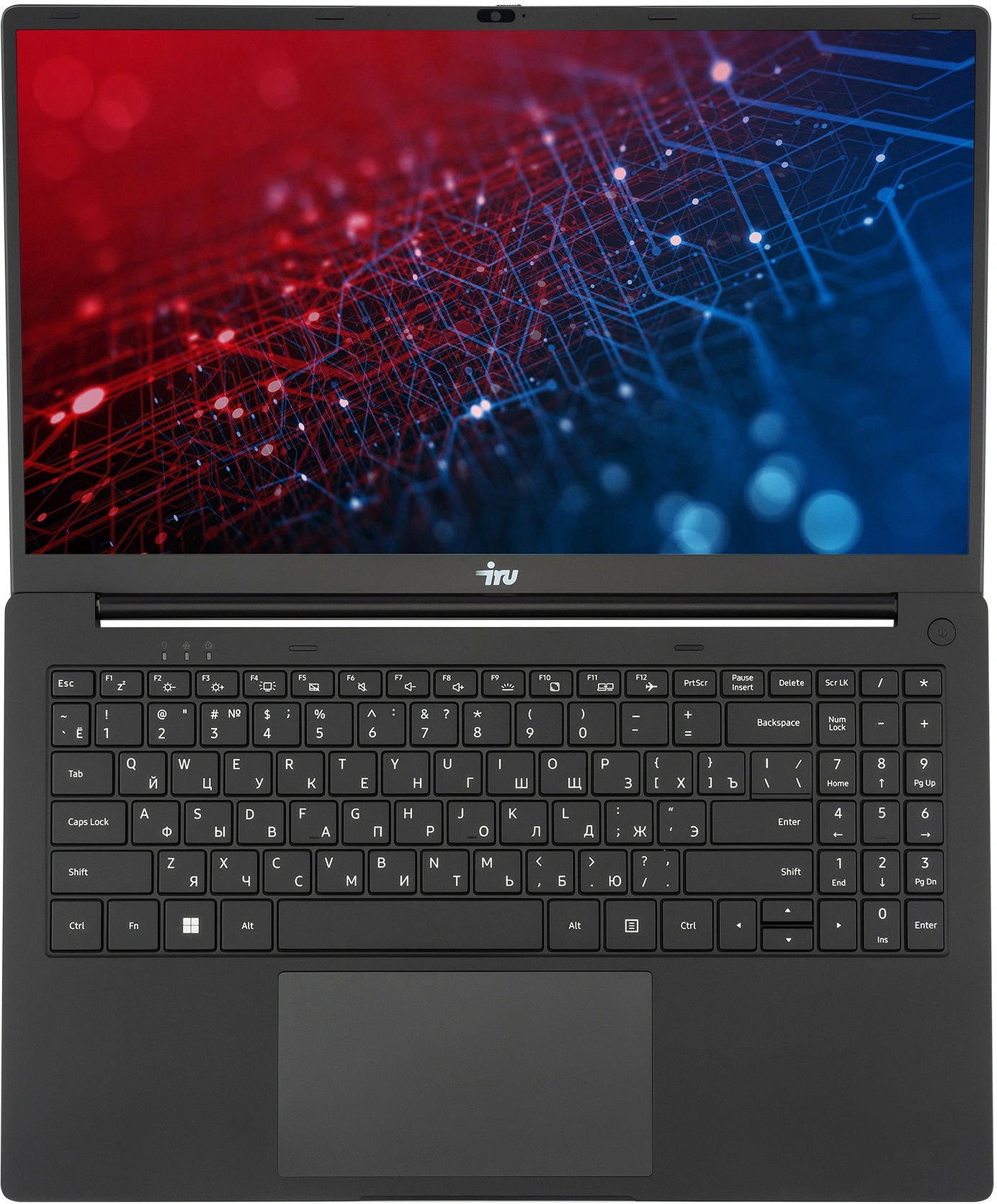 Ноутбук IRU Strato 15ALID4 Core i3 1315U 8Gb SSD256Gb Intel UHD Graphics 15.6" IPS FHD (1920x1080) Windows 11 Pro black WiFi BT Cam 6000mAh (2168020) — миниатюра 10