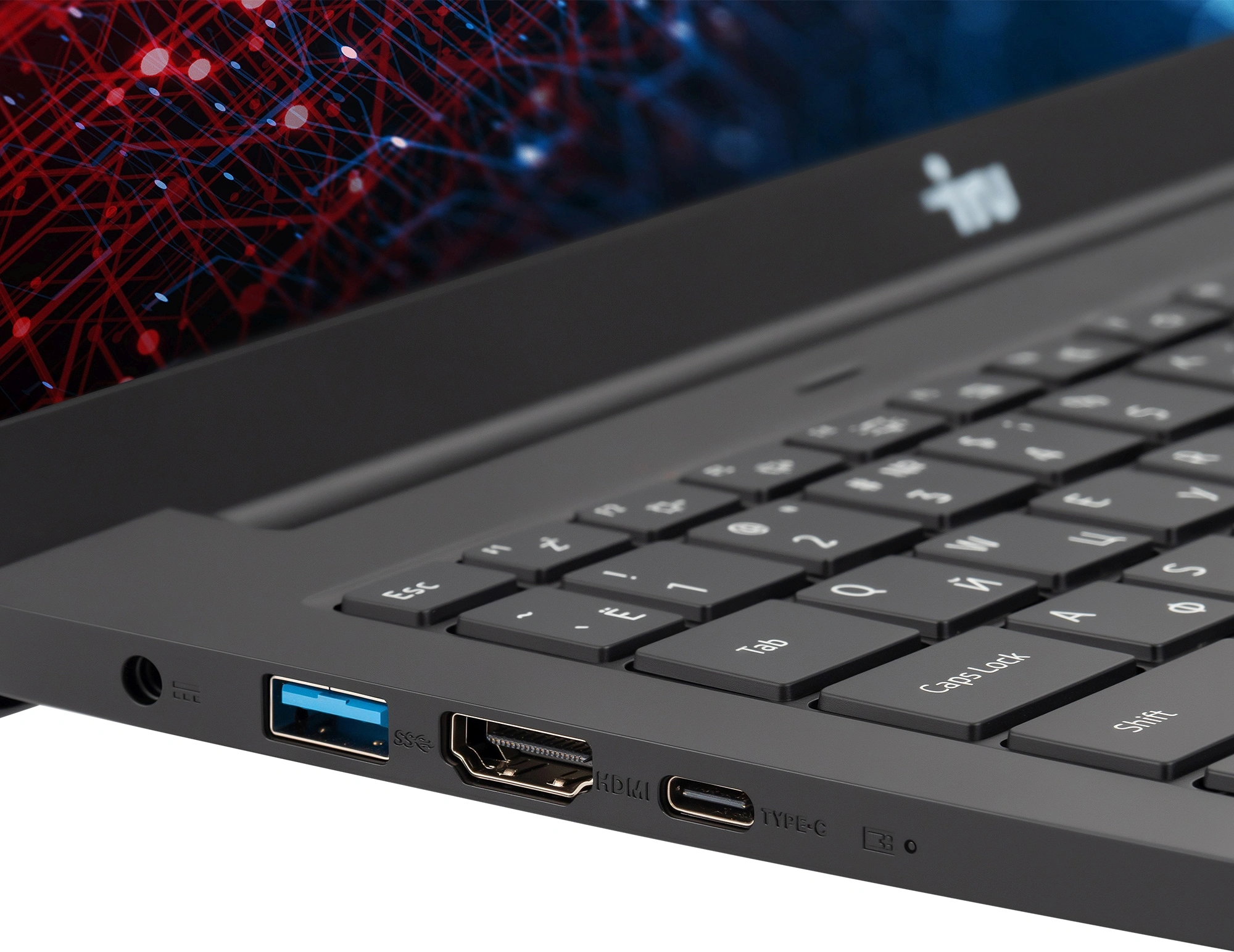 Ноутбук IRU Strato 15ALID4 Core i3 1315U 8Gb SSD256Gb Intel UHD Graphics 15.6" IPS FHD (1920x1080) Windows 11 Pro black WiFi BT Cam 6000mAh (2168020) — миниатюра 15