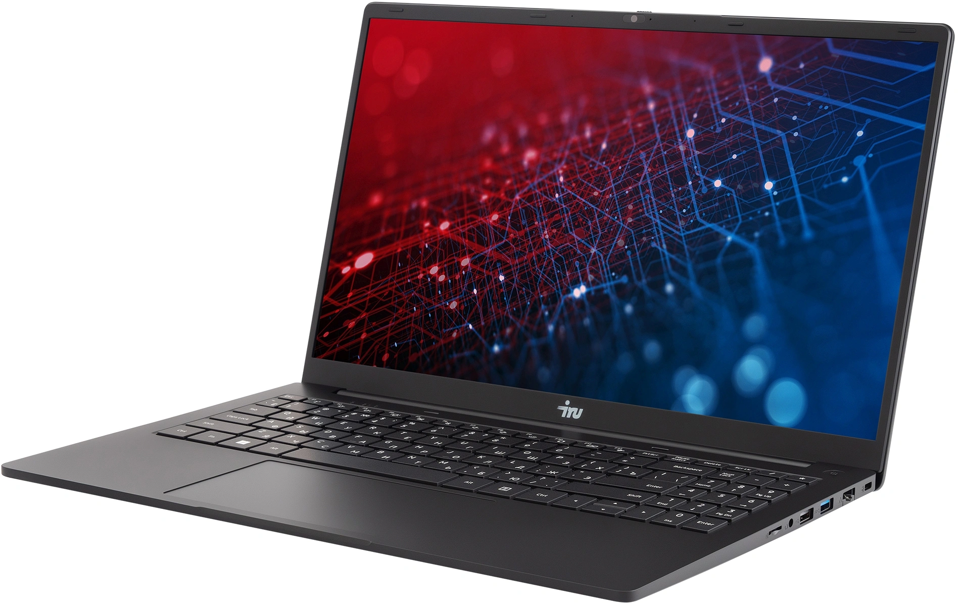 Ноутбук IRU Strato 15ALID4 Core i5 1334U 8Gb SSD256Gb Intel UHD Graphics 15.6" IPS FHD (1920x1080) без ОС black WiFi BT Cam 6000mAh (2168026) — миниатюра 3