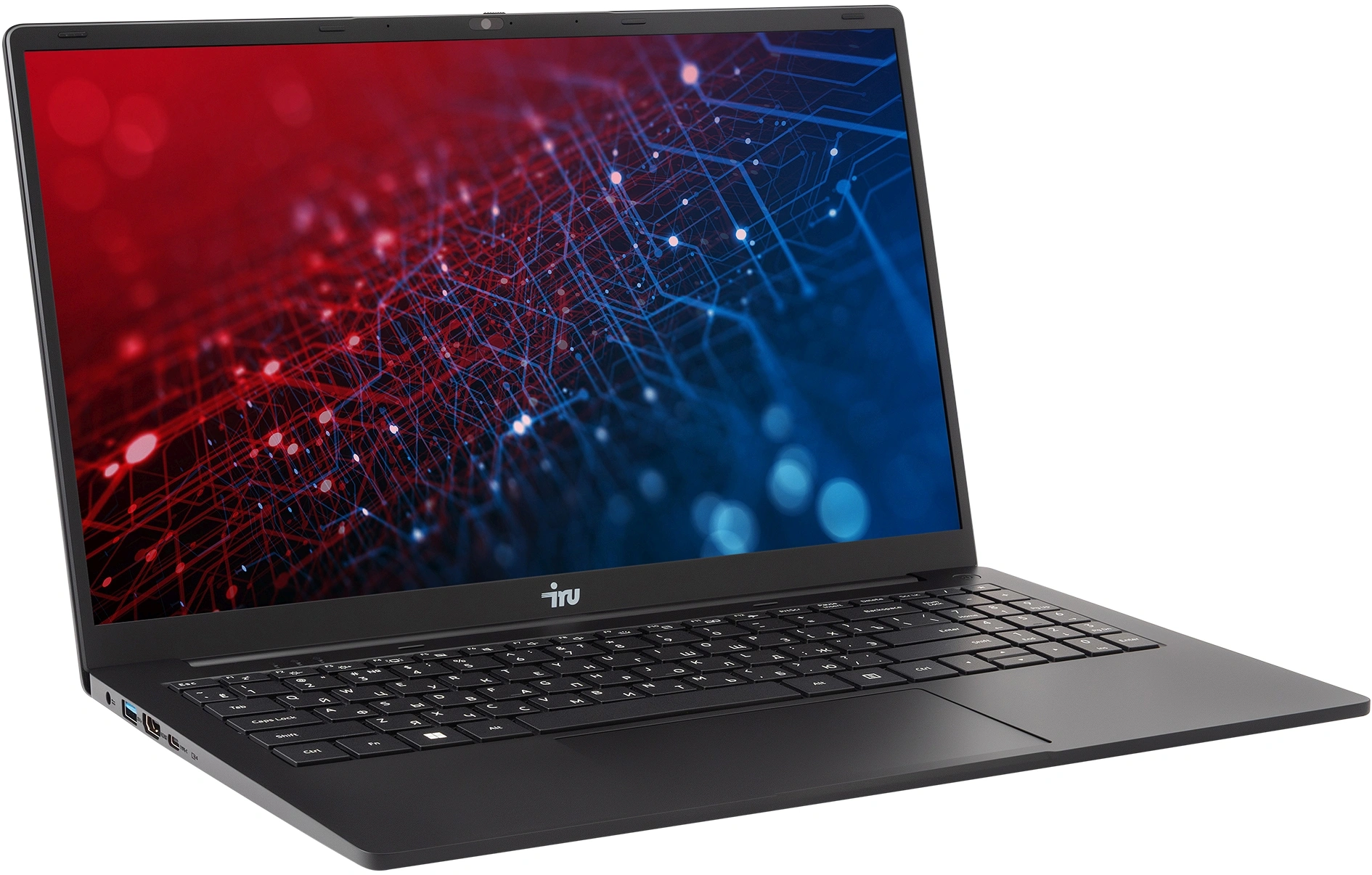 Ноутбук IRU Strato 15ALID4 Core i5 13500H 16Gb SSD512Gb Intel UHD Graphics 15.6" IPS FHD (1920x1080) Windows 11 Pro black WiFi BT Cam 6000mAh (2168039) — миниатюра 4