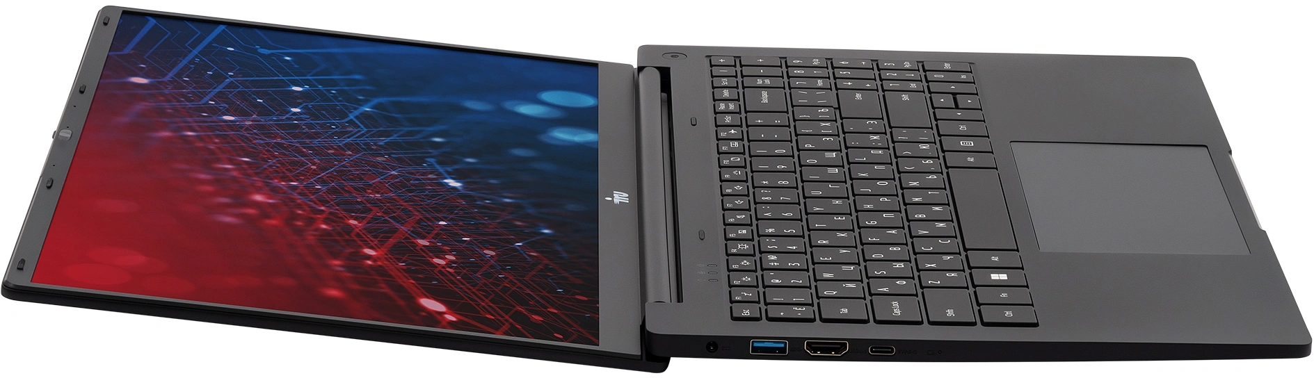 Ноутбук IRU Strato 15ALID4 Core i7 13700H 16Gb SSD512Gb Intel UHD Graphics 15.6" IPS FHD (1920x1080) без ОС black WiFi BT Cam 6000mAh (2168047) — миниатюра 13