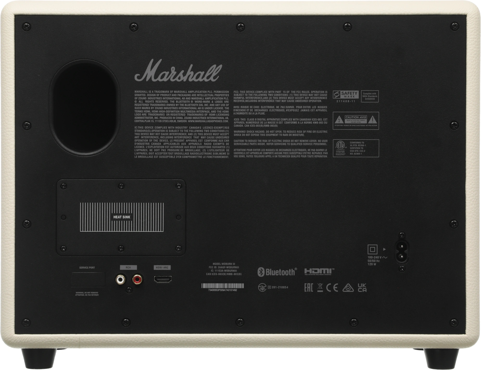 Колонка порт. Marshall Woburn III бежевый 150W 2.0 BT/3.5Jack 10м — миниатюра 13