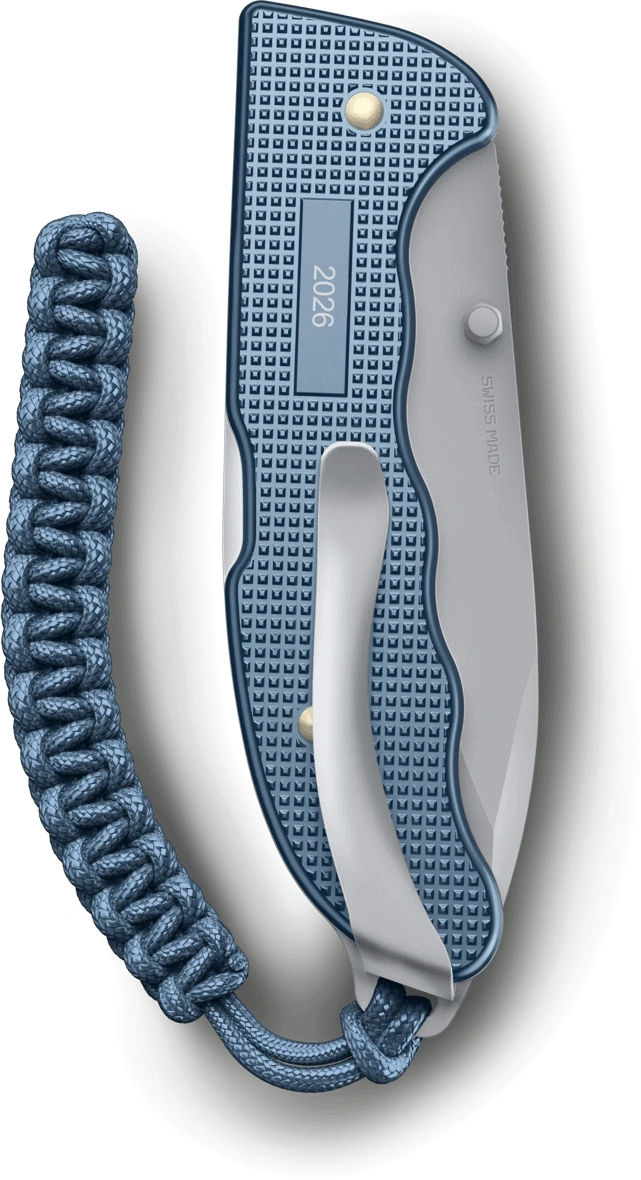 Нож перочинный Victorinox Evoke Alox LE26 (0.9415.L26) 136мм 5функц. синий подар.коробка — миниатюра 4