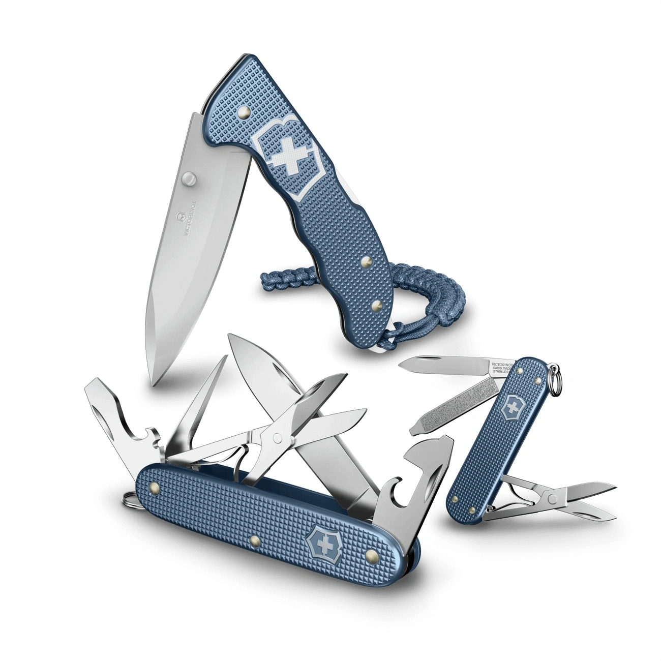 Нож перочинный Victorinox Evoke Alox LE26 (0.9415.L26) 136мм 5функц. синий подар.коробка — миниатюра 7