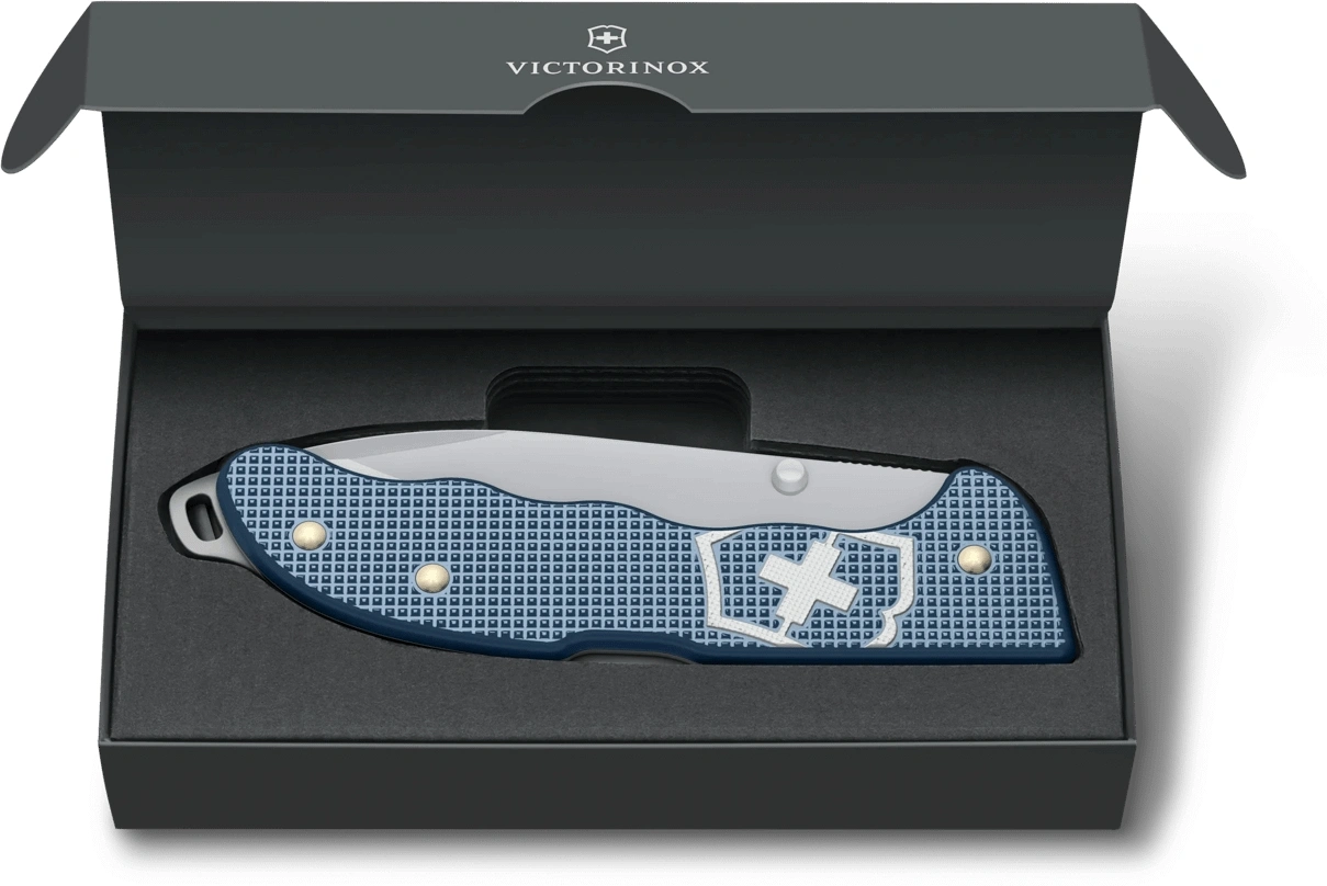 Нож перочинный Victorinox Evoke Alox LE26 (0.9415.L26) 136мм 5функц. синий подар.коробка — миниатюра 8