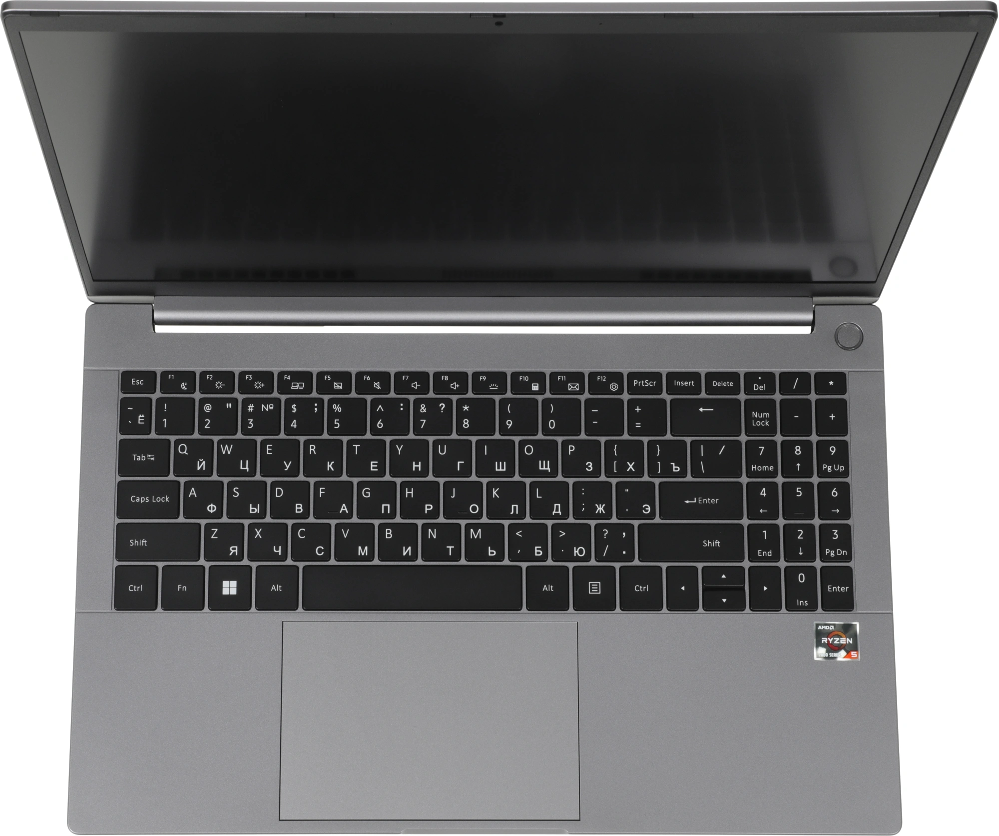 Ноутбук Hiper FACTUM W15D Ryzen 5 7430U 8Gb SSD512Gb AMD Radeon Graphics 15.6" IPS FHD (1920x1080) Windows 11 Pro grey WiFi BT Cam (FW15D-R5743R8N5W6WPG) — миниатюра 5