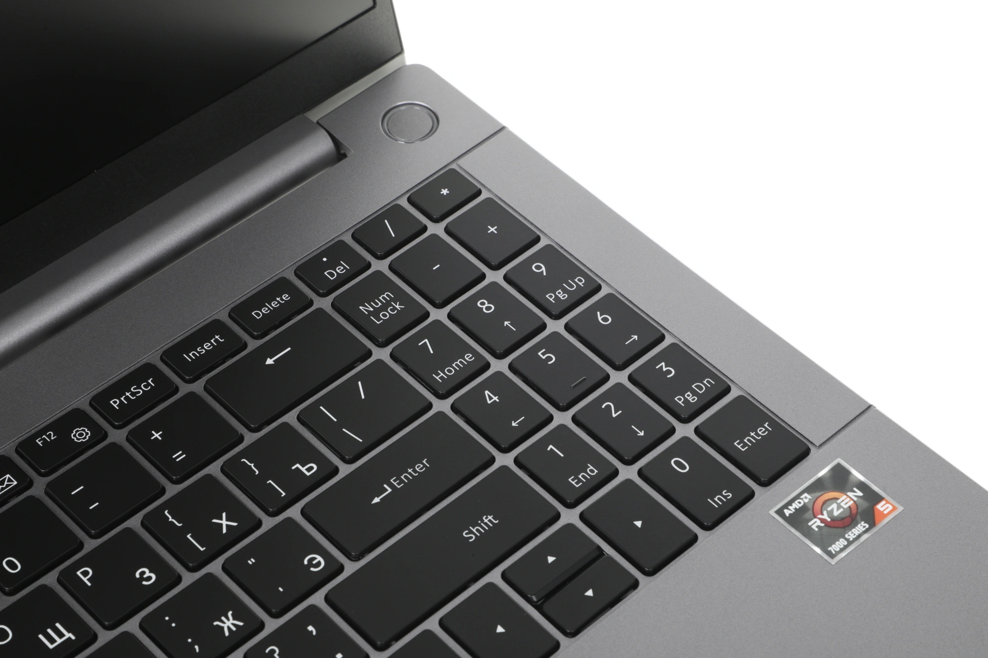 Ноутбук Hiper FACTUM W15D Ryzen 5 7430U 8Gb SSD512Gb AMD Radeon Graphics 15.6" IPS FHD (1920x1080) Windows 11 Pro grey WiFi BT Cam (FW15D-R5743R8N5W6WPG) — миниатюра 13