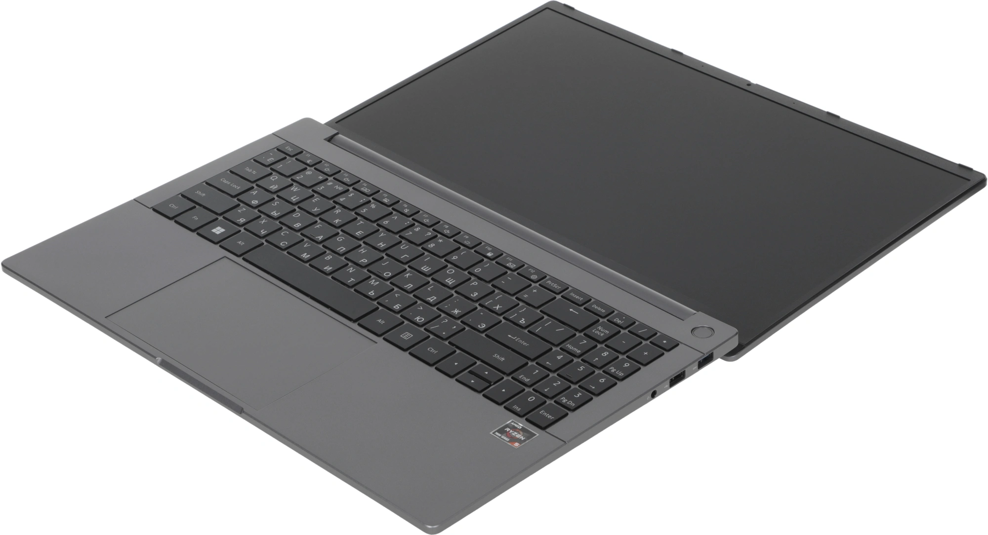 Ноутбук Hiper FACTUM W15D Ryzen 5 7430U 16Gb SSD256Gb AMD Radeon Graphics 15.6" IPS FHD (1920x1080) Windows 11 Pro grey WiFi BT Cam (FW15D-R5743R16N2W6WPG) — миниатюра 12