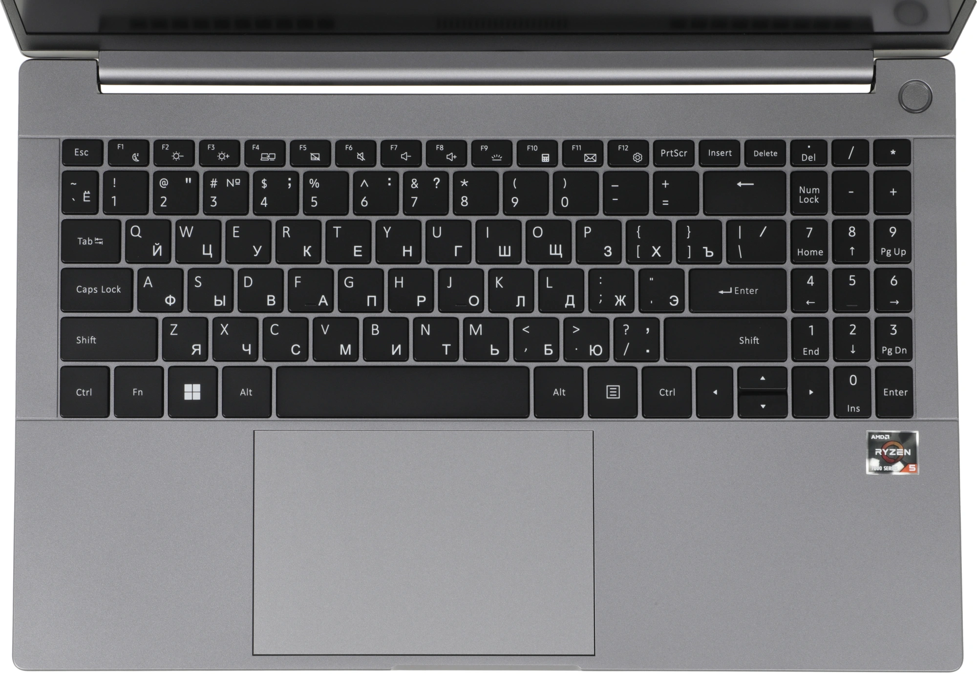 Ноутбук Hiper FACTUM W15D Ryzen 5 7430U 16Gb SSD256Gb AMD Radeon Graphics 15.6" IPS FHD (1920x1080) Windows 11 Pro grey WiFi BT Cam (FW15D-R5743R16N2W6WPG) — миниатюра 4