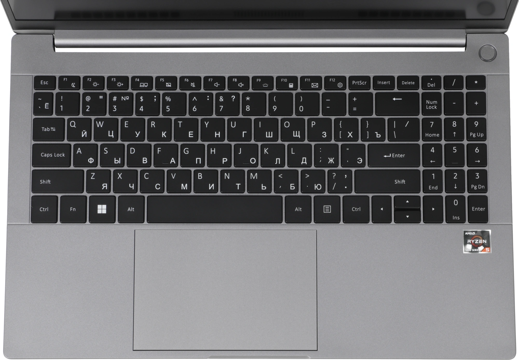 Ноутбук Hiper FACTUM W15D Ryzen 5 7430U 16Gb SSD512Gb AMD Radeon Graphics 15.6" IPS FHD (1920x1080) Windows 11 Pro grey WiFi BT Cam (FW15D-R5743R16N5W6WPG) — миниатюра 19