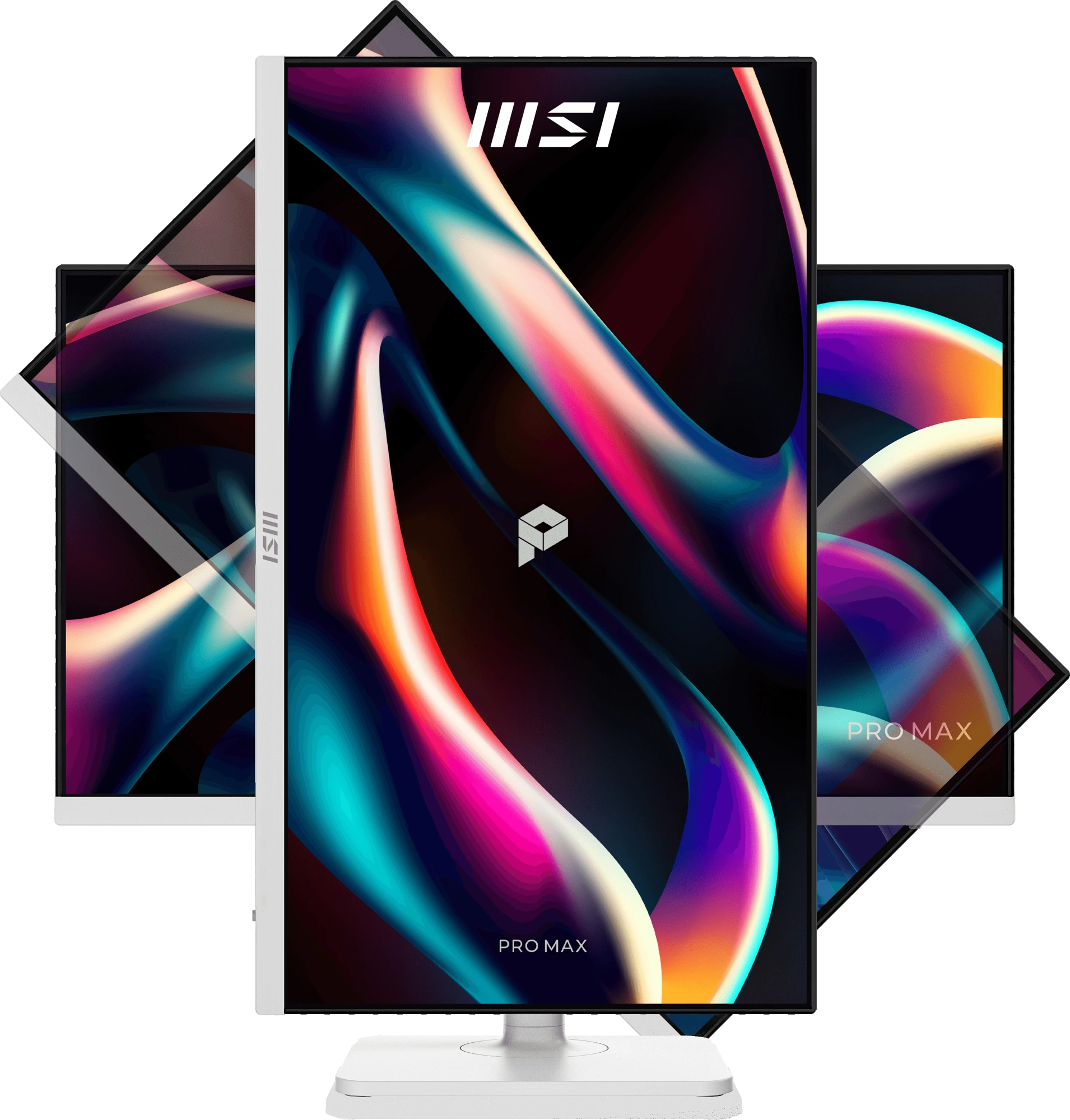Монитор MSI 27" Pro Max 271QPHW E14 белый IPS LED 4ms 16:9 HDMI M/M матовая HAS Piv 1500:1 300cd 178гр/178гр 2560x1440 144Hz DP Quad 2K (1440p) USB 6.4кг — миниатюра 6