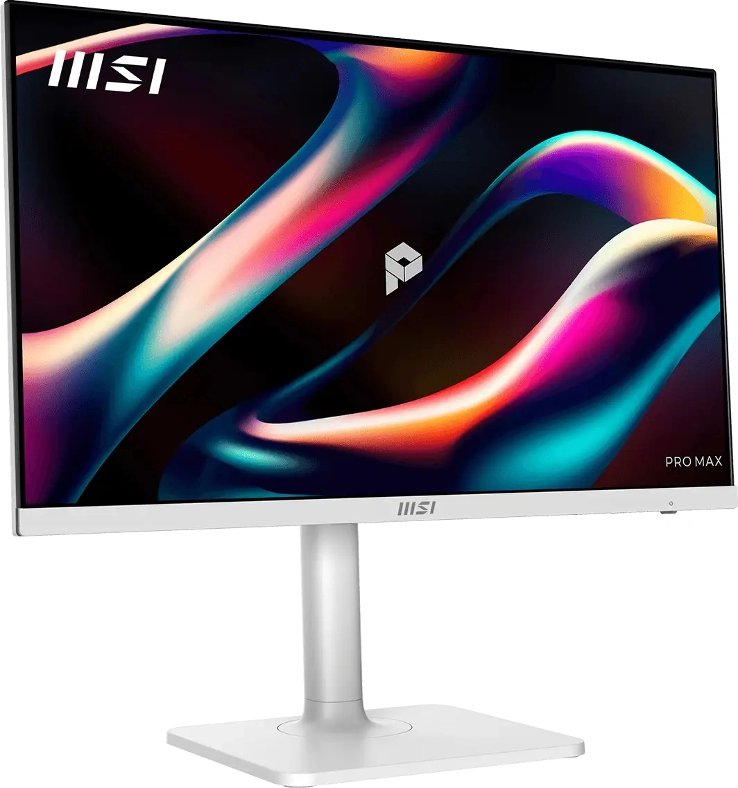 Монитор MSI 23.8" Pro Max MAX 241PHW E14 белый IPS LED 16:9 HDMI M/M матовая HAS Piv 1500:1 300cd 178гр/178гр 1920x1080 144Hz DP FHD USB 5.35кг — миниатюра 3