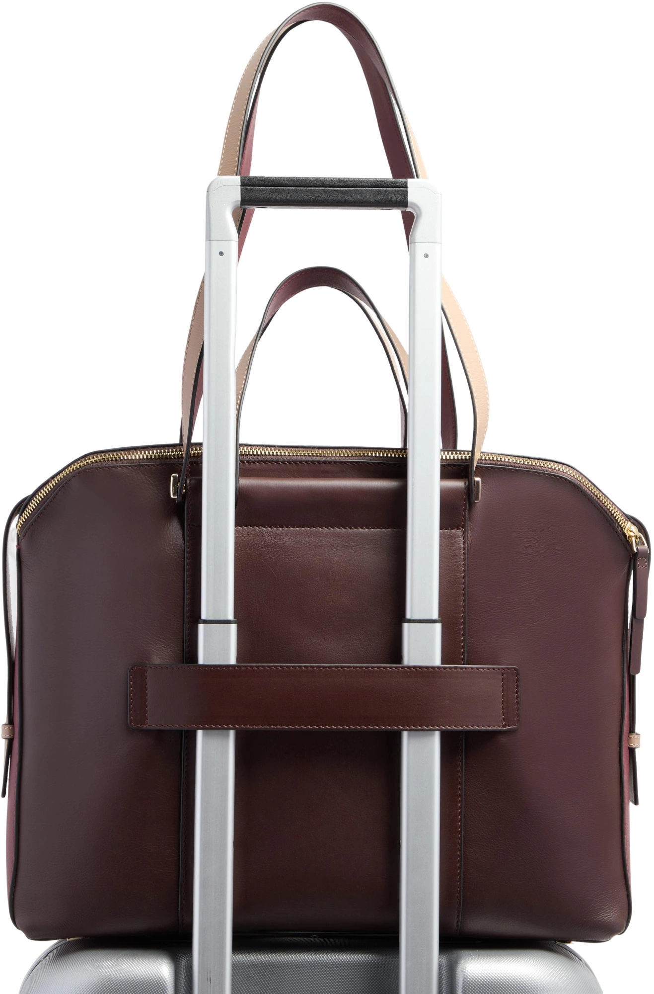 Деловая сумка женская Piquadro Circle BD4574W92/BORO с отделением для ноутбука 14" сливовая натур.кожа — миниатюра 3